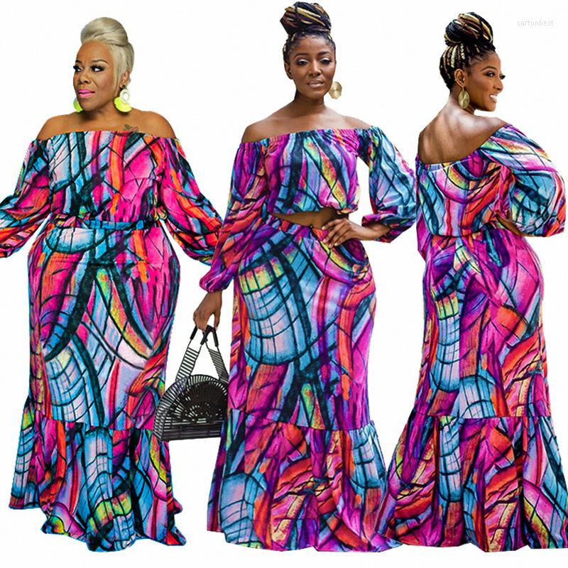 Work Dresses 4xl 5xl Sexy Dew Shoulder Long Sleeve Print Casual Style Maxi Skirts Plus Size Two Piece Set Women Skirt Wholesale Drop, Purple
Work Dresses 4xl 5xl Sexy Dew Shoulder Long Sleeve Print Casual Style Maxi Skirts Plus Size Two Piece Set Women Skirt Wholesale Drop, Purple