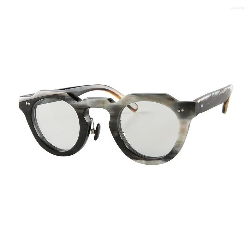 Sunglasses Retro Classic French Style Rivets Round Handmade Unique 8mm Super Thick Real Natural Horn Eyewear Glasses Eyeglasses Frame
Sunglasses Retro Classic French Style Rivets Round Handmade Unique 8mm Super Thick Real Natural Horn Eyewear Glasses Eyeglasses Frame