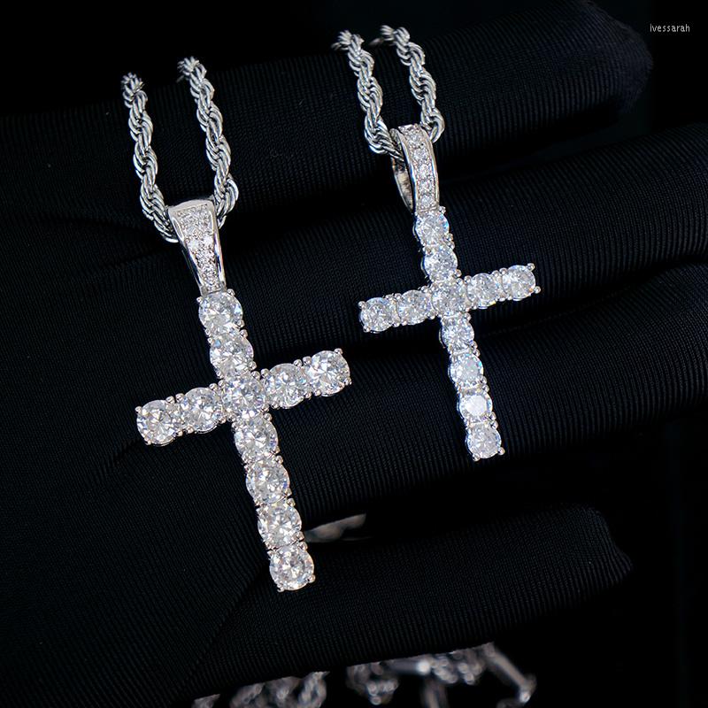 Chains Zircon Cross Pendant Necklace Rap Hip-hop Men's And Women's Collarbone Chain Ins Jewelry
Chains Zircon Cross Pendant Necklace Rap Hip-hop Men's And Women's Collarbone Chain Ins Jewelry