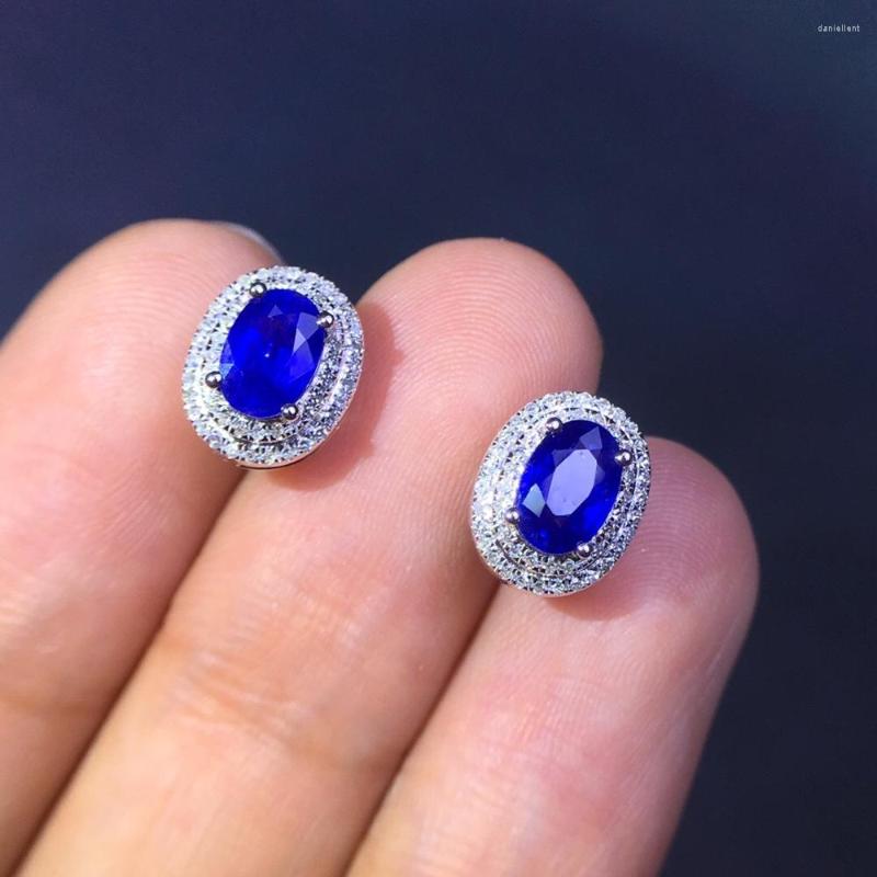 Stud Earrings Sapphire Fine Jewelry Pure 18 K Gold Atural Blue 1.3ct Gemstone Diamonds For Women
Stud Earrings Sapphire Fine Jewelry Pure 18 K Gold Atural Blue 1.3ct Gemstone Diamonds For Women