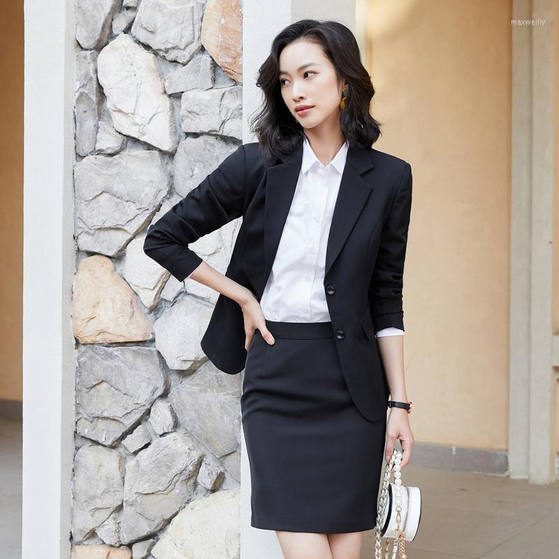 Two Piece Dress Formal Female Black Blazer Women Business Suits With Skirt And Jacket Set Ladies Work Clothes Office Uniform Style, Blazer only
Two Piece Dress Formal Female Black Blazer Women Business Suits With Skirt And Jacket Set Ladies Work Clothes Office Uniform Style, Blazer only