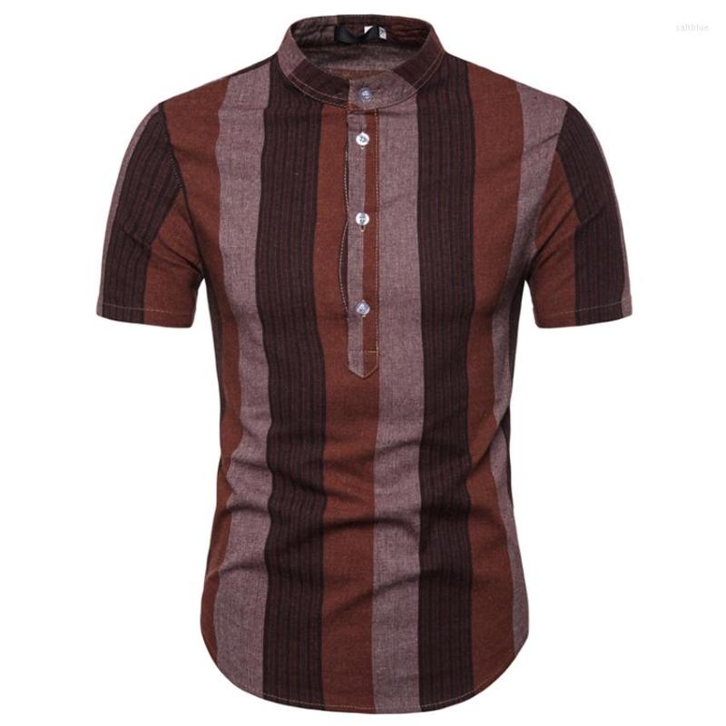 Men' Casual Shirts 2022 Summer Brand Shirt Men Short Sleeve Loose Thin Cotton Line Male Fashion Striped Trend O-Neck Tees, Red
Men' Casual Shirts 2022 Summer Brand Shirt Men Short Sleeve Loose Thin Cotton Line Male Fashion Striped Trend O-Neck Tees, Red