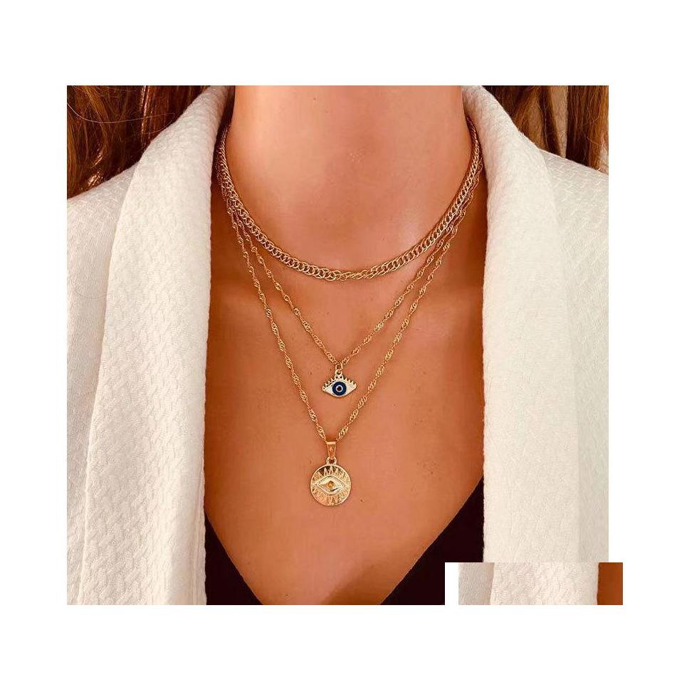 Pendant Necklaces Fashion Jewelry Mti Layer Evil Eye Pendant Necklace Blue Eyes Sweater Choker Necklaces Drop Delivery Pendants Dhky5
Pendant Necklaces Fashion Jewelry Mti Layer Evil Eye Pendant Necklace Blue Eyes Sweater Choker Necklaces Drop Delivery Pendants Dhky5