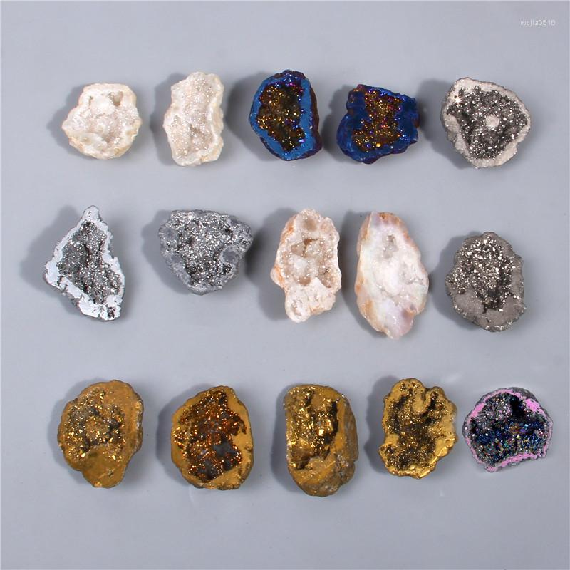 Charms Half-cut Natural Druzy Pendant Irregular Geode Stone Quartz Charm For Jewelry Making DIY Necklace Female Crystal 1pcs
Charms Half-cut Natural Druzy Pendant Irregular Geode Stone Quartz Charm For Jewelry Making DIY Necklace Female Crystal 1pcs