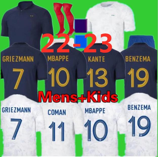 22 23 BENZEMA MBAPPE GRIEZMANN soccer jersey French KANTE POGBA KOUNDE GIROUD GUENDOUZI match day 2022 PAVARO long sleeve Maillot de football shirt Men kids kit women, 10 
22 23 BENZEMA MBAPPE GRIEZMANN soccer jersey French KANTE POGBA KOUNDE GIROUD GUENDOUZI match day 2022 PAVARO long sleeve Maillot de football shirt Men kids kit women, 10