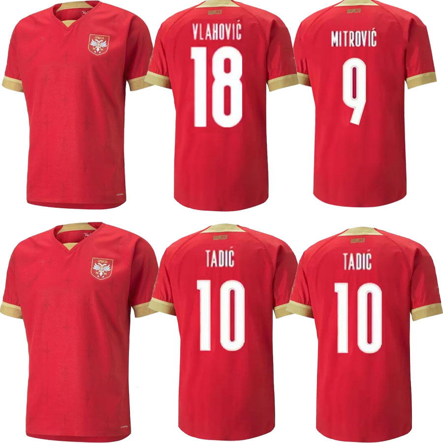 2022 VLAHOVIC Serbian Soccer Jerseys MILINKOVIC TADIC Serbias Football Shirts KOSTIC MITROVIC RACIC MILENKOVIC Jersey Camiseta Serbio Quick Dry, Red
2022 VLAHOVIC Serbian Soccer Jerseys MILINKOVIC TADIC Serbias Football Shirts KOSTIC MITROVIC RACIC MILENKOVIC Jersey Camiseta Serbio Quick Dry, Red