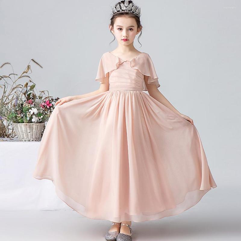 Girl Dresses Chiffon Flower Wedding Birthday Party Gown Cap Sleeve Kid Princess Pageant Gowns Junior Bridesmaid Dress, Pink
Girl Dresses Chiffon Flower Wedding Birthday Party Gown Cap Sleeve Kid Princess Pageant Gowns Junior Bridesmaid Dress, Pink