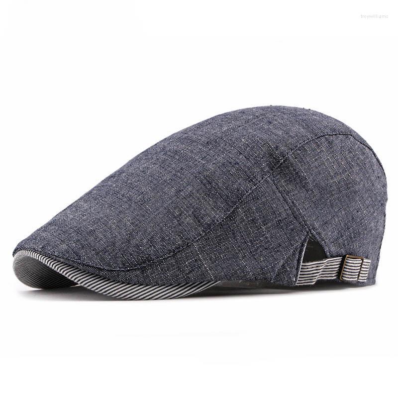 Berets Summer Cotton Linen Sboy Caps Vintage Classic Breathable Men Women Ivy Flat Striped Hats, Black
Berets Summer Cotton Linen Sboy Caps Vintage Classic Breathable Men Women Ivy Flat Striped Hats, Black