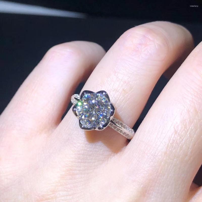 Cluster Rings 2022 Crackling Moissanite Gemstone Ring For Women Jewelry Engagement Wedding 925 Sterling Silver Birthday Gift
Cluster Rings 2022 Crackling Moissanite Gemstone Ring For Women Jewelry Engagement Wedding 925 Sterling Silver Birthday Gift