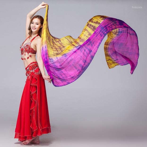 Stage Wear Women Dancewear Silk Colored Scarf Light Texture Belly Dance Accessories Veils Tie Dye, Color d
Stage Wear Women Dancewear Silk Colored Scarf Light Texture Belly Dance Accessories Veils Tie Dye, Color d