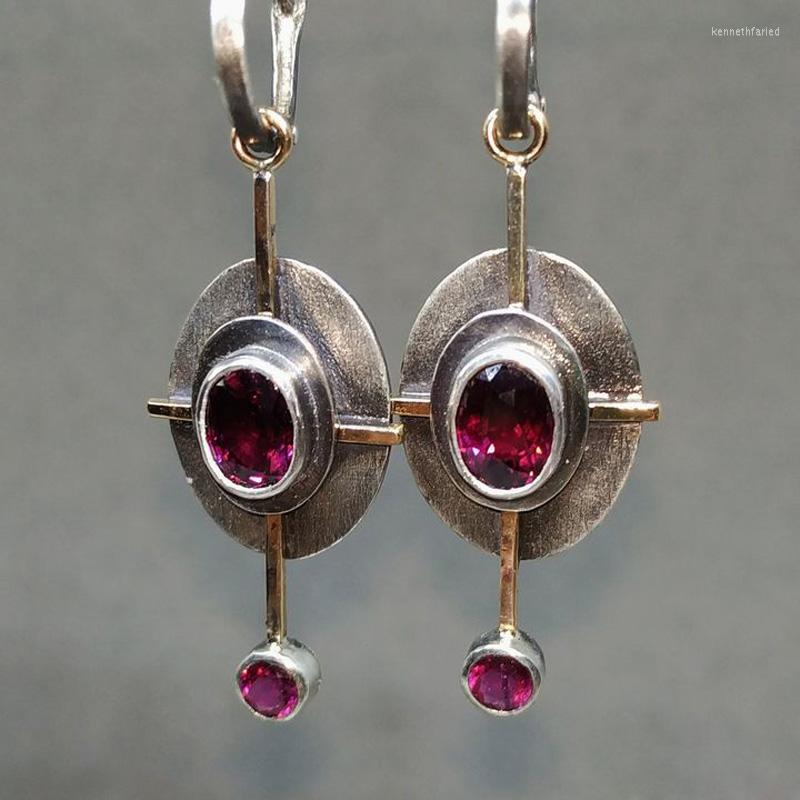 Dangle Earrings Vintage Geometric Oval Natural Purple Crystal Stone Drop For Women Boho Antique Silver Color Metal Clip Earring Jewelry
Dangle Earrings Vintage Geometric Oval Natural Purple Crystal Stone Drop For Women Boho Antique Silver Color Metal Clip Earring Jewelry