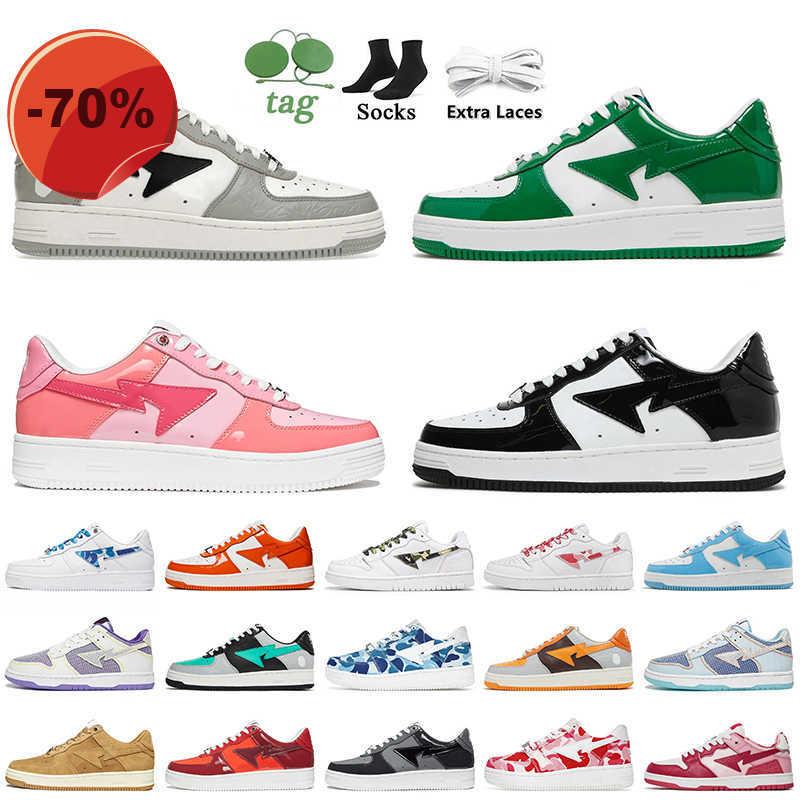 LOW shoes2022 Bapesta Casual Shoes Bapestas Baped SK8 Sta Grey Black Color ABC Camo Combo Pink Patent Leather women mens Designer Sneakers With Socks, C17 color camo combo blue 36-45
LOW shoes2022 Bapesta Casual Shoes Bapestas Baped SK8 Sta Grey Black Color ABC Camo Combo Pink Patent Leather women mens Designer Sneakers With Socks, C17 color camo combo blue 36-45