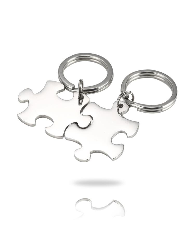 100 Stainless Steel Jigsaw Puzzle Keychain Blank For Engrave Metal Key Chain Mirror Polished Whole 10pair6451125
100 Stainless Steel Jigsaw Puzzle Keychain Blank For Engrave Metal Key Chain Mirror Polished Whole 10pair6451125