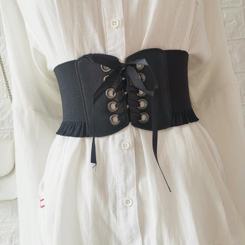 Belts Wide Corset Belt Women Fashion Waistband Female Elastic High Waist Bandages Girdle Black Red For Dress Feminin Ceinture
Belts Wide Corset Belt Women Fashion Waistband Female Elastic High Waist Bandages Girdle Black Red For Dress Feminin Ceinture