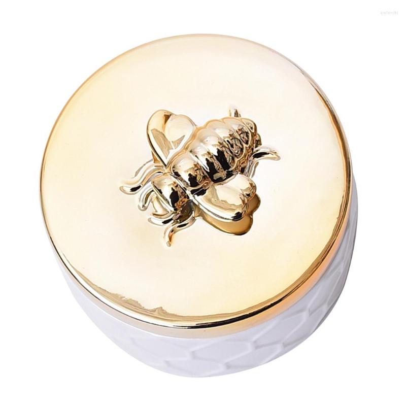 Jewelry Pouches Box Girls Room Accessories Ceramics Bee Lid Cute Insect Display Storage For Ring Earring Necklace
Jewelry Pouches Box Girls Room Accessories Ceramics Bee Lid Cute Insect Display Storage For Ring Earring Necklace