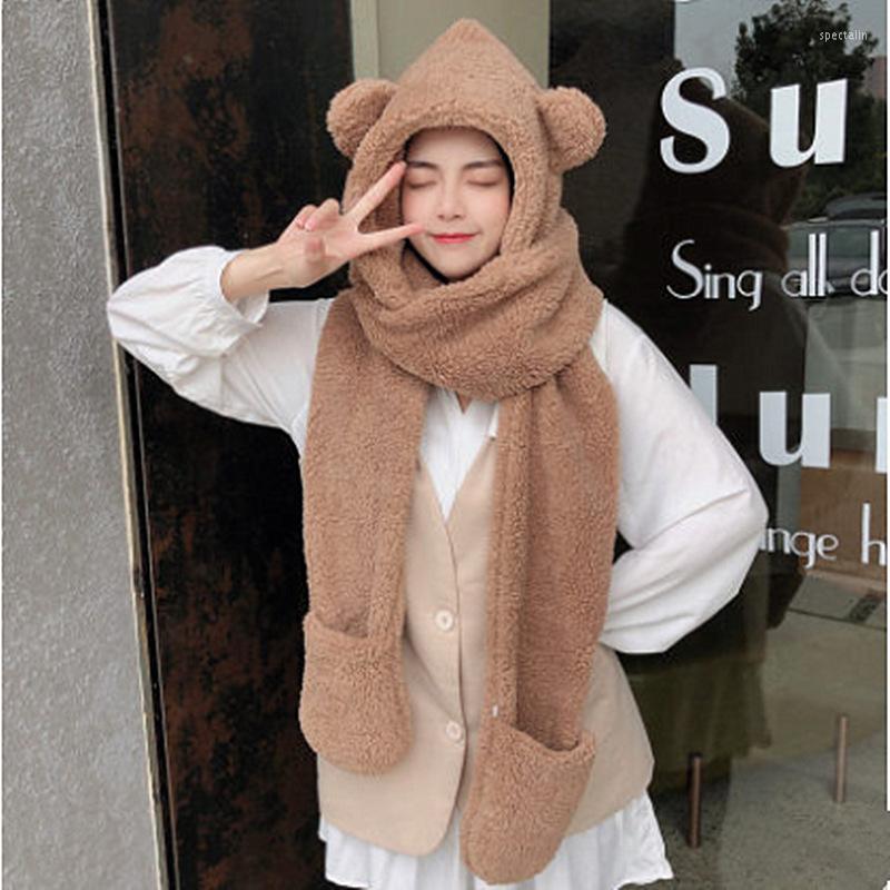 Berets 2022 3 Pieces Set Women's Knitted Hat Scarf Caps Neck Gloves Winter For Ladies Skullies Beanies Warm Fleece, White
Berets 2022 3 Pieces Set Women's Knitted Hat Scarf Caps Neck Gloves Winter For Ladies Skullies Beanies Warm Fleece, White