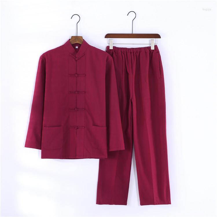 Ethnic Clothing Pure Cotton Traditional Chinese Tang Suit Long Sleeve Set Clothes Uniform Shirt Coat Pants For Men
Ethnic Clothing Pure Cotton Traditional Chinese Tang Suit Long Sleeve Set Clothes Uniform Shirt Coat Pants For Men