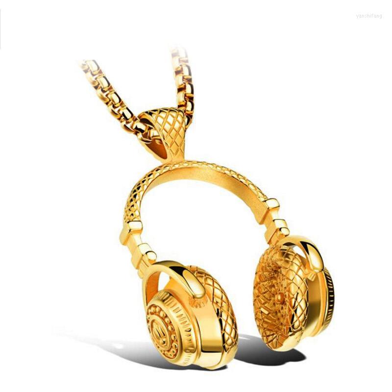 Chains Gold Necklace Men Headset Pendant Stainless Steel Long Chain Multiple Gifts Male Hip Hop Jewelry
Chains Gold Necklace Men Headset Pendant Stainless Steel Long Chain Multiple Gifts Male Hip Hop Jewelry