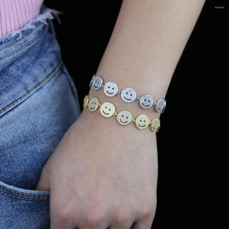 Charm Bracelets 2022 Silver Gold Color Micro Pave Iced Out Bling Smile Bangle Cubic Zirconia Luxury Fashion Bracelet Women Jewelry
Charm Bracelets 2022 Silver Gold Color Micro Pave Iced Out Bling Smile Bangle Cubic Zirconia Luxury Fashion Bracelet Women Jewelry