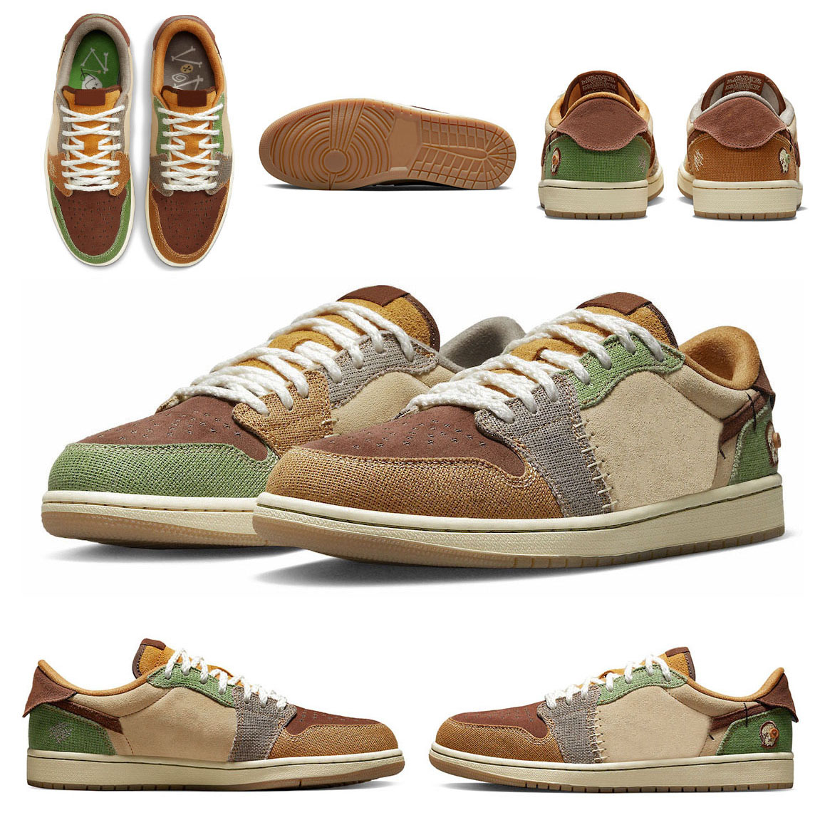 Voodoo Zion Williamson x Jumpman 1 Basketball Shoes Low Flax Muslin Fauna Brown Oil Green Sesame Moon DZ7292-200 Trainers Sports Sneakers for Men and Women 36-47, With box
Voodoo Zion Williamson x Jumpman 1 Basketball Shoes Low Flax Muslin Fauna Brown Oil Green Sesame Moon DZ7292-200 Trainers Sports Sneakers for Men and Women 36-47, With box
