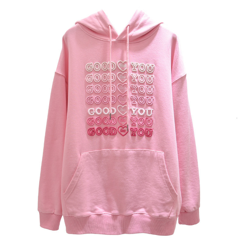 Women's Jackets Spring Autumn Thin Women Hoodie Embroidered Harajuku Colored Good For You Letters Girly Style Sweatshirt Pink Pullover Female 221201, Hhwy7.4b 03
Women's Jackets Spring Autumn Thin Women Hoodie Embroidered Harajuku Colored Good For You Letters Girly Style Sweatshirt Pink Pullover Female 221201, Hhwy7.4b 03