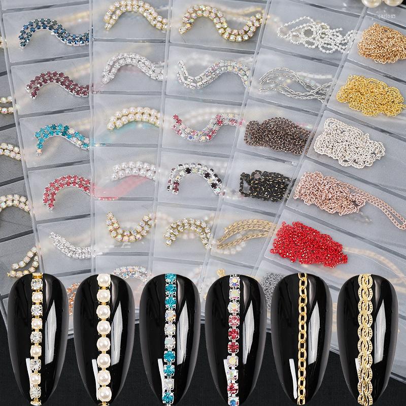 Nail Art Decorations 6 Grids/Pack Metal Jewel Claw Chain Snake Bone Punk Lines Alloy Rhinestones Jewelry Decoration Accessories Manicure
Nail Art Decorations 6 Grids/Pack Metal Jewel Claw Chain Snake Bone Punk Lines Alloy Rhinestones Jewelry Decoration Accessories Manicure