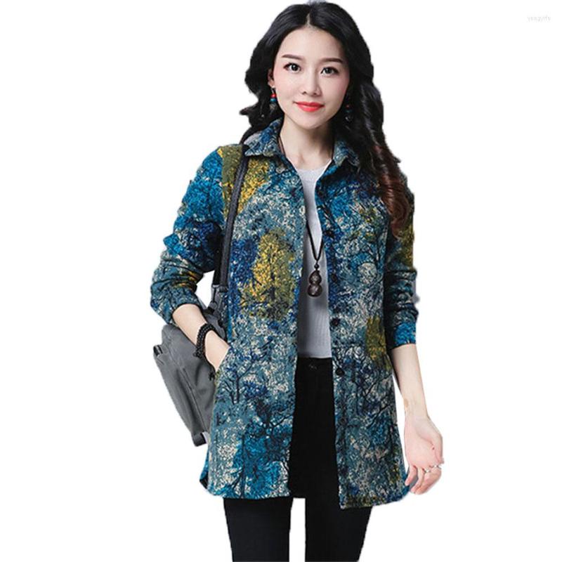 Women's Trench Coats 2022 Women's Thin Cotton Coat Autumn Winter Printing Mid-Long Single-breasted Quilted Warm Jacket Outwear Female, Blue
Women's Trench Coats 2022 Women's Thin Cotton Coat Autumn Winter Printing Mid-Long Single-breasted Quilted Warm Jacket Outwear Female, Blue