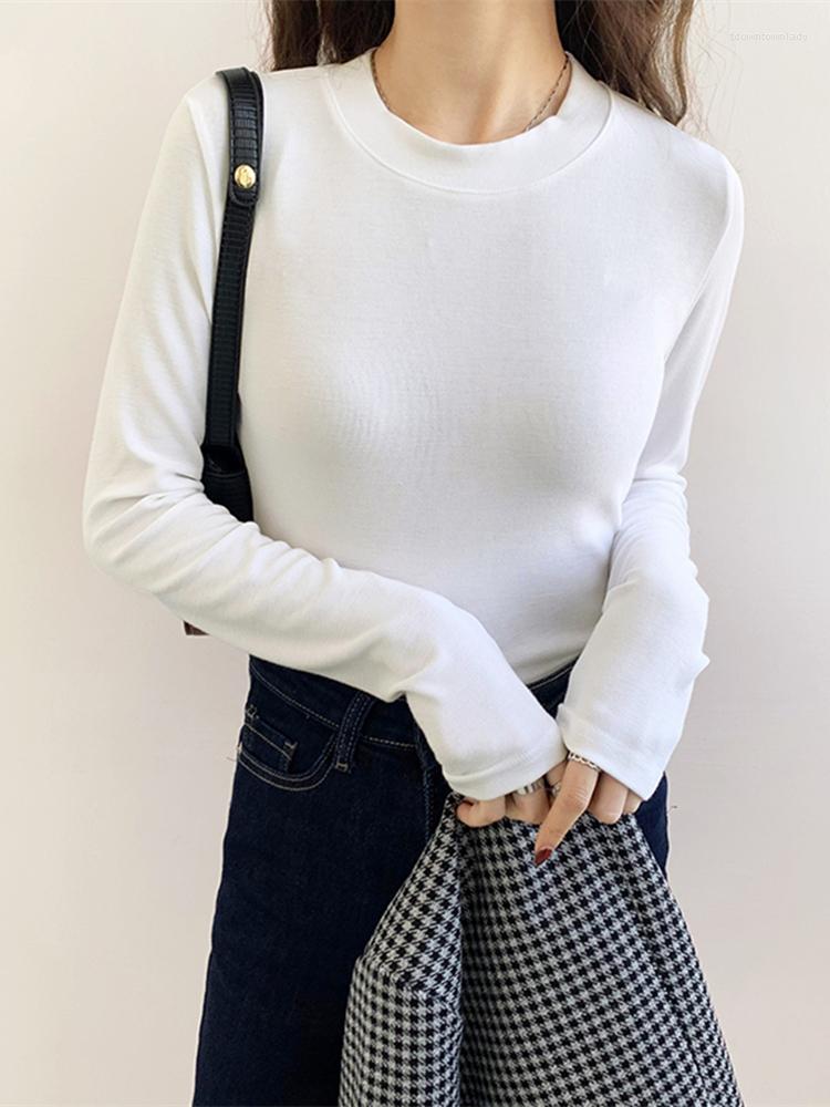 Women' T Shirts Spring 2022 Basic Slim Women' T-Shirts Cotton Long Sleeve O-Neck Bottoming Minimalist Chic Casual Tops Female, Black
Women' T Shirts Spring 2022 Basic Slim Women' T-Shirts Cotton Long Sleeve O-Neck Bottoming Minimalist Chic Casual Tops Female, Black