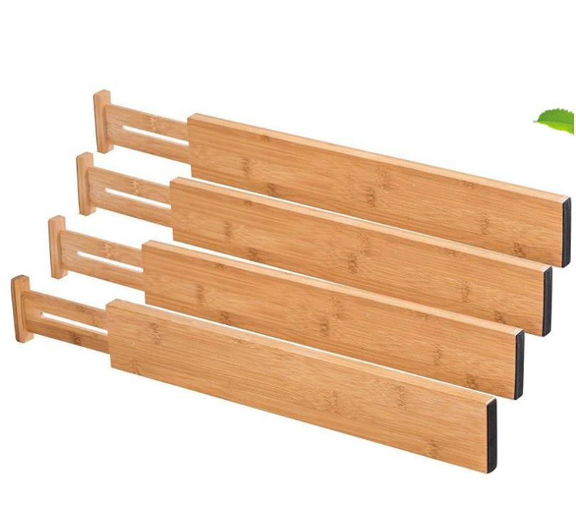 Drawer Divider Organizers Adjustable Bamboo Drawer Organizer Expandable Drawer Separators for Kitchen Dresser Bedroom
Drawer Divider Organizers Adjustable Bamboo Drawer Organizer Expandable Drawer Separators for Kitchen Dresser Bedroom