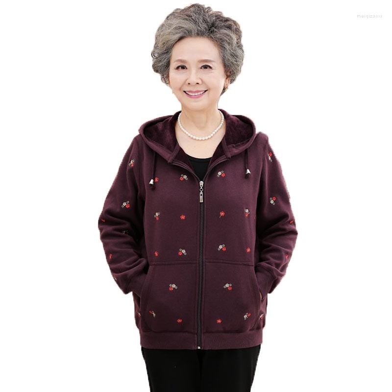 Women's Jackets Middle-Aged Elderly Women's Coat 2022 Spring Autumn Embroidery Jacket Add Velvet Hooded Casual Outerwear Sportswear 4XL, Purple
Women's Jackets Middle-Aged Elderly Women's Coat 2022 Spring Autumn Embroidery Jacket Add Velvet Hooded Casual Outerwear Sportswear 4XL, Purple