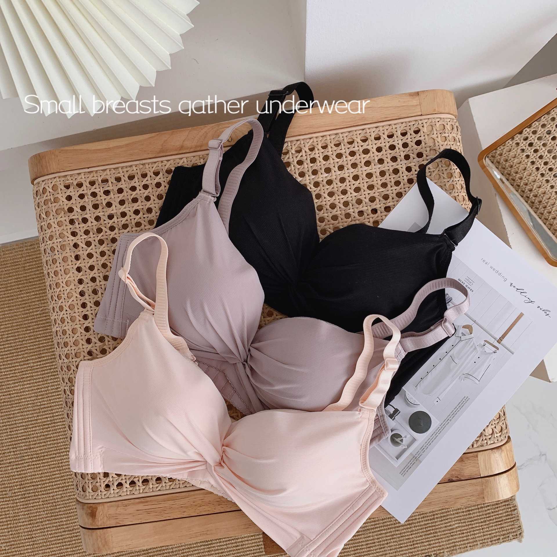 Women's Sexy Set Bras Sets 2022 Riml Underwear Thickened Steamed Bread Cup Small Cht Gathered Tracel Adjustable Sexy Bra, Warm skin color
Women's Sexy Set Bras Sets 2022 Riml Underwear Thickened Steamed Bread Cup Small Cht Gathered Tracel Adjustable Sexy Bra, Warm skin color