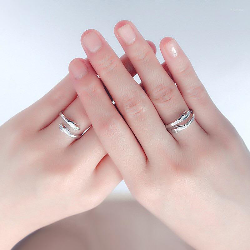 Wedding Rings Fashion Couple Adjustable Creative Embrace With Both Hands Romantic Jewelry For Men/ Women Valentine's Day
Wedding Rings Fashion Couple Adjustable Creative Embrace With Both Hands Romantic Jewelry For Men/ Women Valentine's Day