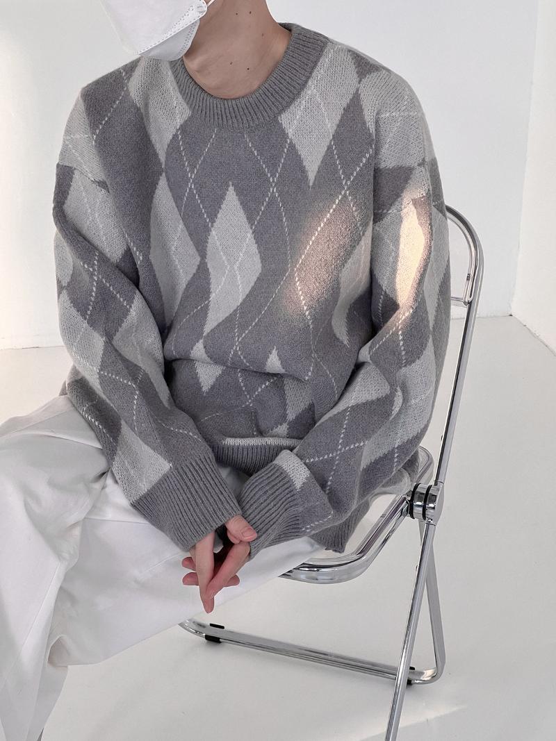 Men's Sweaters Diamond Sweater Autumn And Winter Thickened Round Neck Boys Pullover Loose Wild, Green
Men's Sweaters Diamond Sweater Autumn And Winter Thickened Round Neck Boys Pullover Loose Wild, Green