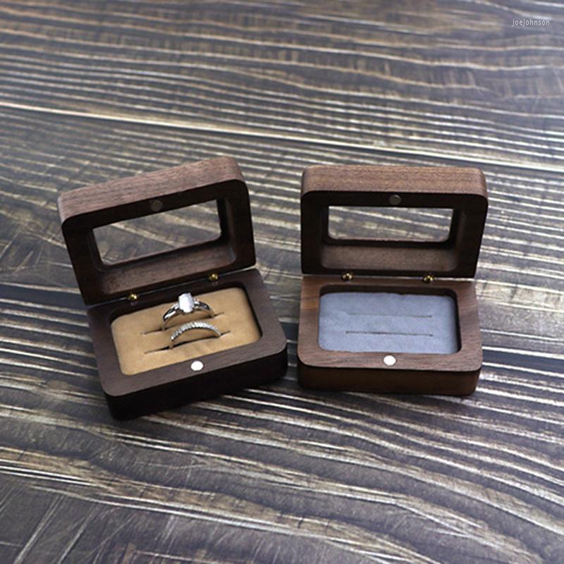 Jewelry Pouches Black Walnut Box Solid Wood High-End Pair Ring Wedding Storage Packaging Ear Stud Collection
Jewelry Pouches Black Walnut Box Solid Wood High-End Pair Ring Wedding Storage Packaging Ear Stud Collection
