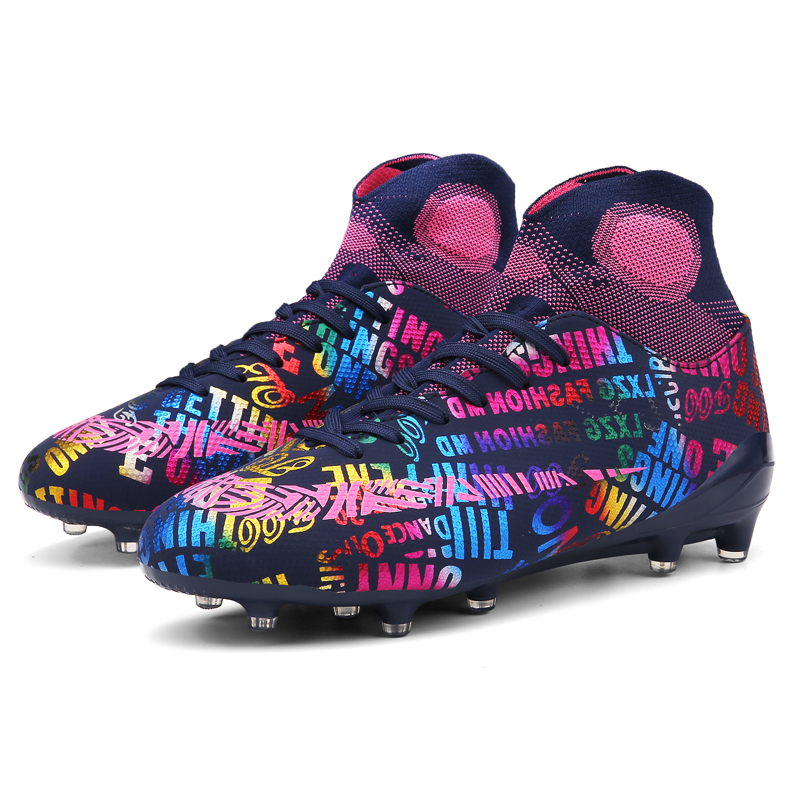 Safety Shoes Graffiti Unisex Cleats FG Football Outdoor Training Sock Boots Sneaker Mixed Color Long Spikes Soccer Turf Futsal 221203, Long black
Safety Shoes Graffiti Unisex Cleats FG Football Outdoor Training Sock Boots Sneaker Mixed Color Long Spikes Soccer Turf Futsal 221203, Long black