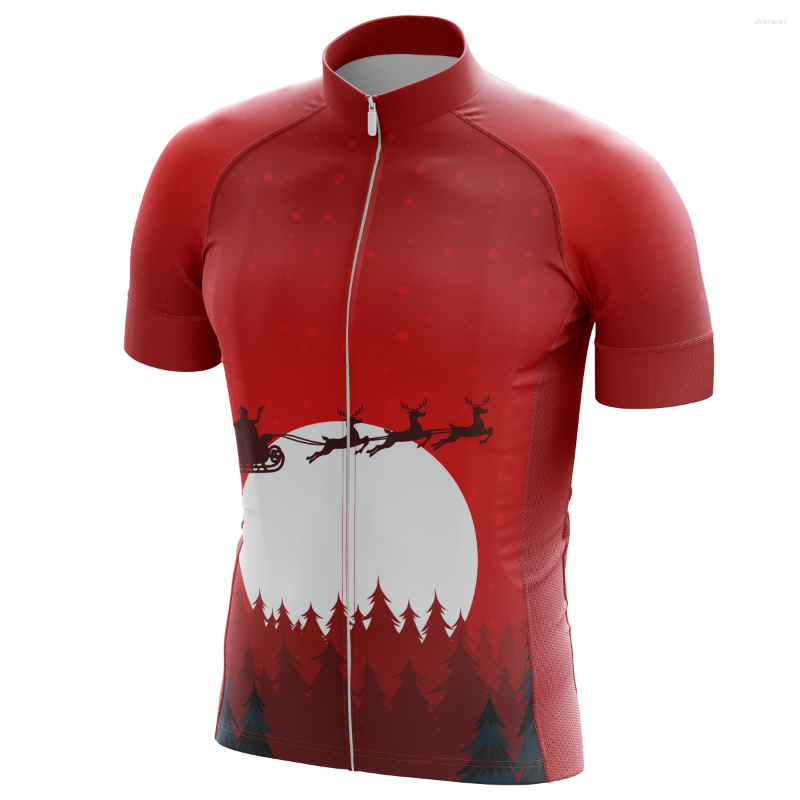 Racing Jackets HIRBGOD Men Christmas Red Cycling Jersey Off-Road Short Sleeve Bike Shirt Moisture Wicking Summer Riding Clothing TYZ347-01
Racing Jackets HIRBGOD Men Christmas Red Cycling Jersey Off-Road Short Sleeve Bike Shirt Moisture Wicking Summer Riding Clothing TYZ347-01