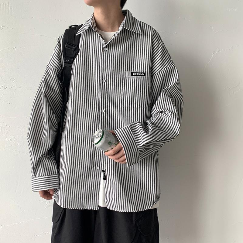 Men's Casual Shirts Literary Men's Stripe Long Sleeve Shirt Autumn Trend Loose Versatile Coat Camisa Masculina Slim Fit On Sale, Khaki
Men's Casual Shirts Literary Men's Stripe Long Sleeve Shirt Autumn Trend Loose Versatile Coat Camisa Masculina Slim Fit On Sale, Khaki