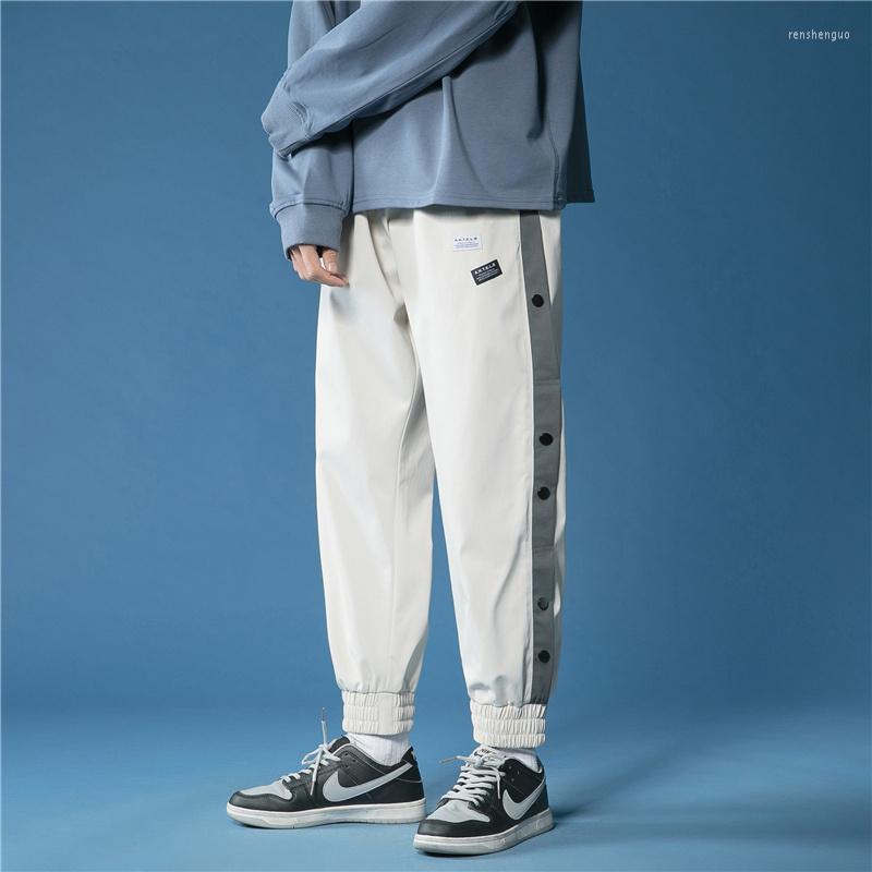 Men's Pants Classic Jogger Men Cut Off Split Side Long Trousers Stre Korean Fashion Buttons Wide Leg Baggy Stylish Casual Length, Black
Men's Pants Classic Jogger Men Cut Off Split Side Long Trousers Stre Korean Fashion Buttons Wide Leg Baggy Stylish Casual Length, Black