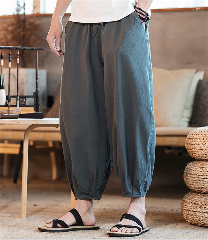 Men's Pants 2022 Summer Men Ankle-Length Cotton Linen Plus Size Casual Bloomers Trousers Loose Wide Leg 5xl 6xl 7xl, Black
Men's Pants 2022 Summer Men Ankle-Length Cotton Linen Plus Size Casual Bloomers Trousers Loose Wide Leg 5xl 6xl 7xl, Black