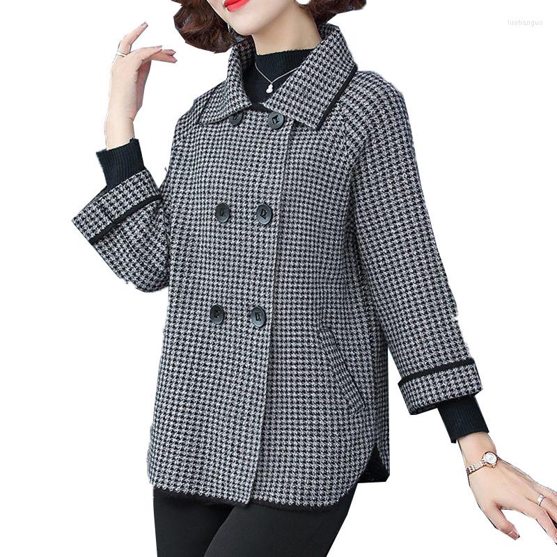 Women's Jackets Women Woolen Jacket Spring Autumn 4XL Outwear Houndstooth Mother Tops 2022 Middle-Aged Lattice Coat Female, Red
Women's Jackets Women Woolen Jacket Spring Autumn 4XL Outwear Houndstooth Mother Tops 2022 Middle-Aged Lattice Coat Female, Red