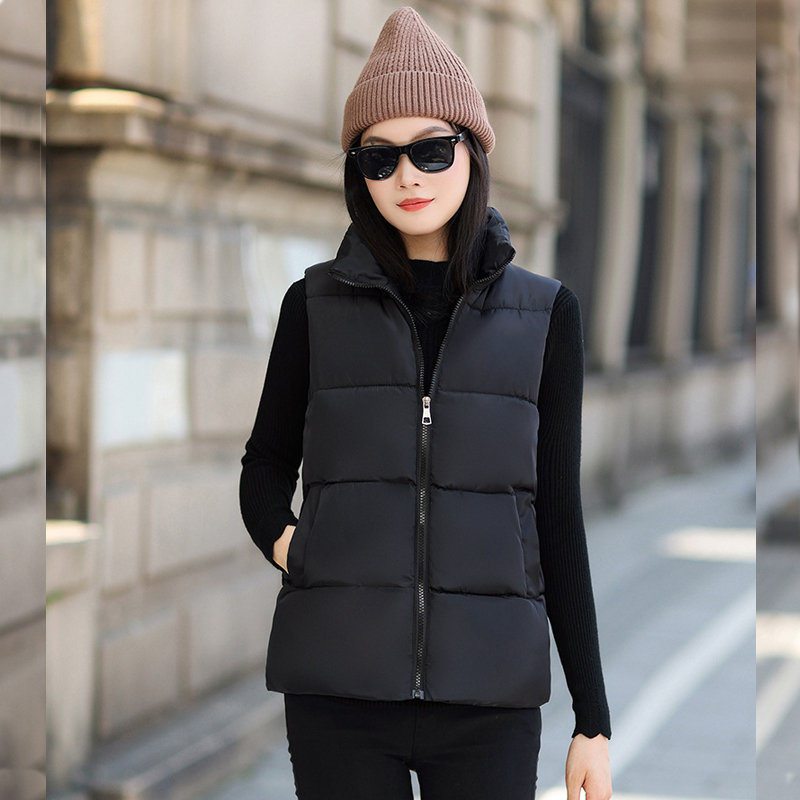 Women's Vests Women Vest Winter Warm Jackets Girl Coat Black Cotton Plus Size Jacket Female Chalecos Women Wadded Feminina Clothes 221202
Women's Vests Women Vest Winter Warm Jackets Girl Coat Black Cotton Plus Size Jacket Female Chalecos Women Wadded Feminina Clothes 221202