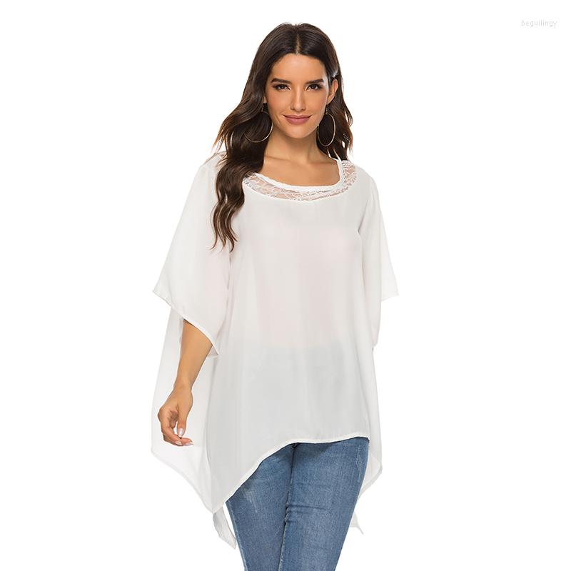 Women' Blouses Sexy Women Ladies Loose Chiffon Tops Solid Color Fashion Half Sleeve Shirt Casual Blouse Summer Clothing O-neck Regular 1PC, White
Women' Blouses Sexy Women Ladies Loose Chiffon Tops Solid Color Fashion Half Sleeve Shirt Casual Blouse Summer Clothing O-neck Regular 1PC, White