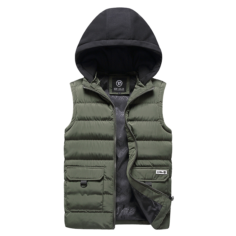 Men's Vests Winter Warm and Coldproof Men's Cotton Clothing Fashion Urban Hooded Cardigan Stand Collar Vest Jacket Men's Clothing 221202, Army green
Men's Vests Winter Warm and Coldproof Men's Cotton Clothing Fashion Urban Hooded Cardigan Stand Collar Vest Jacket Men's Clothing 221202, Army green