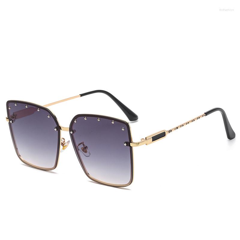 Sunglasses 2022 European And American Fashion Large Square Street Po Sunshade