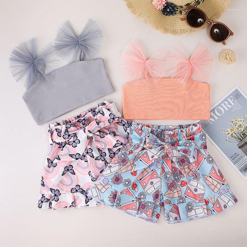 Clothing Sets Baby Bow Sleeveless Top Fashion Print Shorts Suit 2022 Summer Girl Cute Suspender Pants Two-piece Set Ensemble Fille Roupa, See chart
Clothing Sets Baby Bow Sleeveless Top Fashion Print Shorts Suit 2022 Summer Girl Cute Suspender Pants Two-piece Set Ensemble Fille Roupa, See chart