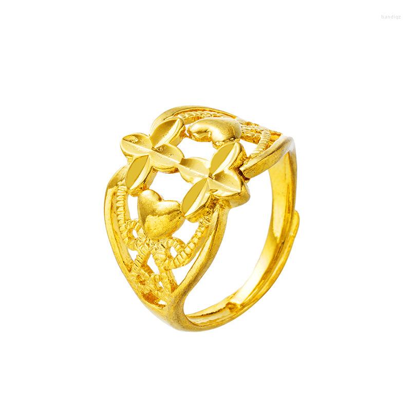 Wedding Rings Dubai Gold Ring 24K Color Engagement Women Men Finger For Bride Girl Gifts Jewelry Adjustable Love
Wedding Rings Dubai Gold Ring 24K Color Engagement Women Men Finger For Bride Girl Gifts Jewelry Adjustable Love