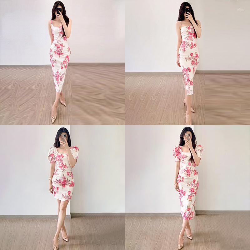 Casual Dresses Women Flower Print Slim Midi Dress Waistline Pleated Lady 2022 Summer, Short
Casual Dresses Women Flower Print Slim Midi Dress Waistline Pleated Lady 2022 Summer, Short
