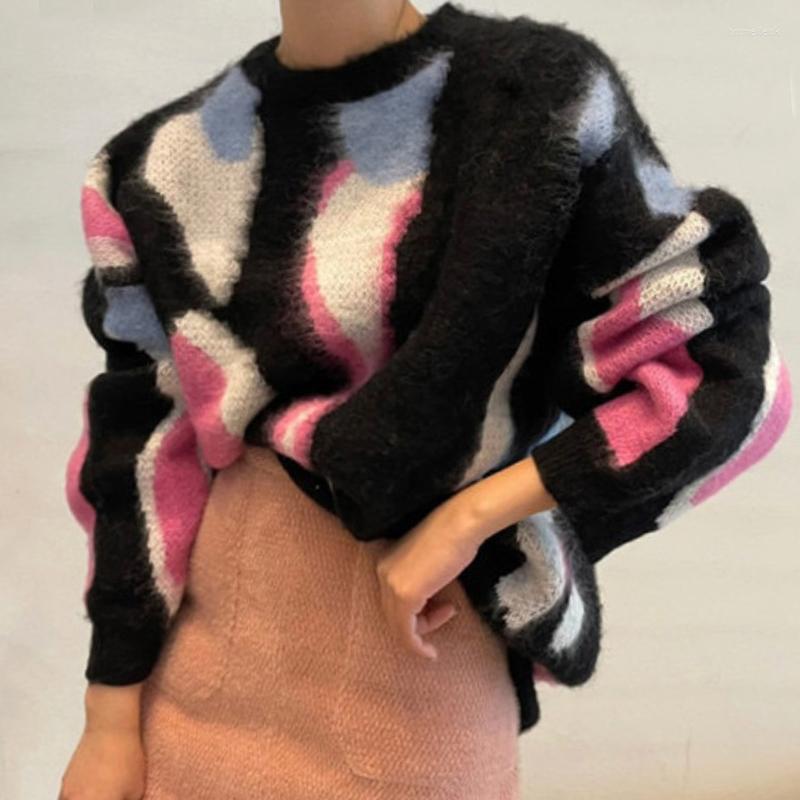 Women's Sweaters Sueter Mujer Jumper Oversized Sweater Thick Winter Pullover Contrast Mohai Y2k Clothes Print Knitting Black Coat Tops
Women's Sweaters Sueter Mujer Jumper Oversized Sweater Thick Winter Pullover Contrast Mohai Y2k Clothes Print Knitting Black Coat Tops