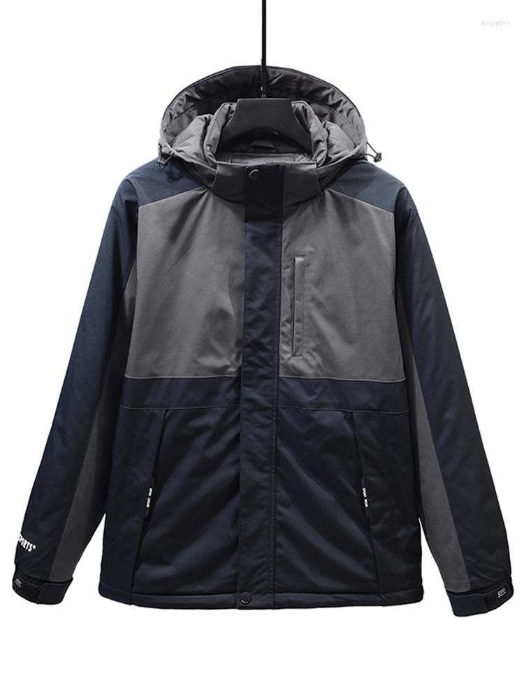 Men's Down Winter Cotton Jacket Outdoor Sports Pure Thickening Plus Velvet Warm Hooded Gray And Black Color Casual Fashion
Men's Down Winter Cotton Jacket Outdoor Sports Pure Thickening Plus Velvet Warm Hooded Gray And Black Color Casual Fashion