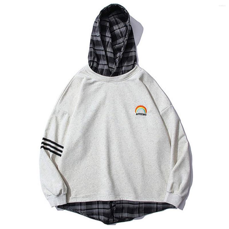 Men' Hoodies LACIBLE Hip Hop Streetwear Men Check Stitching Fake Two-Piece Harajuku Hoodie Sweatshirt Loose Fleece Winter Hooded Pullover, Black
Men' Hoodies LACIBLE Hip Hop Streetwear Men Check Stitching Fake Two-Piece Harajuku Hoodie Sweatshirt Loose Fleece Winter Hooded Pullover, Black